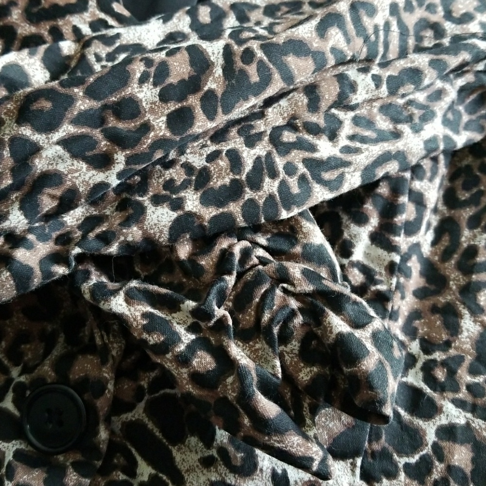 Leopard print 3/4 sleeve blazer - Picture 2 of 6